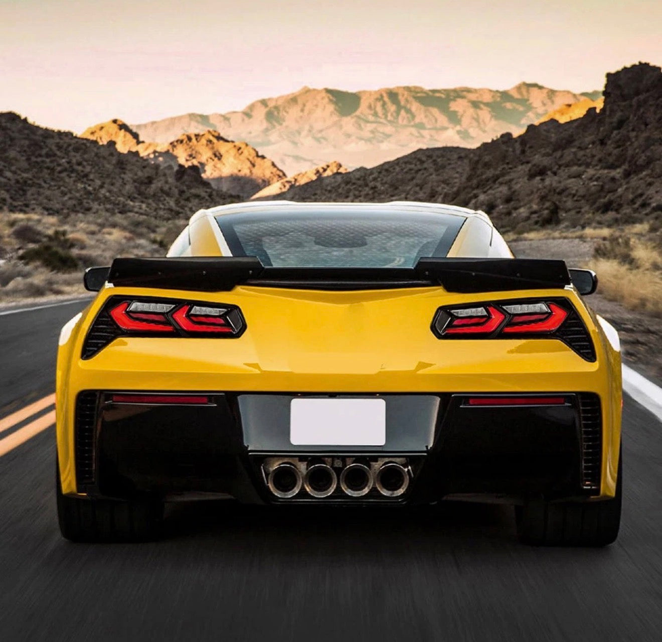LED SEQUENTIAL ANIMATION TAIL LIGHT ASSEMBLIES - CHEVROLET CORVETTE C7 (2014–2019)