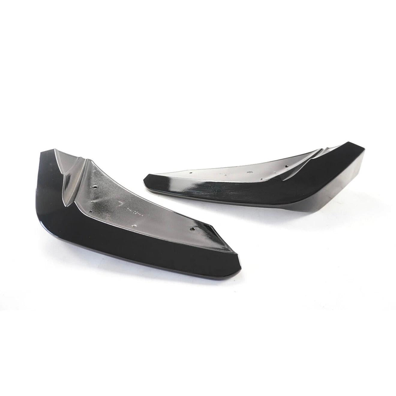Chevrolet Corvette C8 Gloss Black Rear Corner Splitters