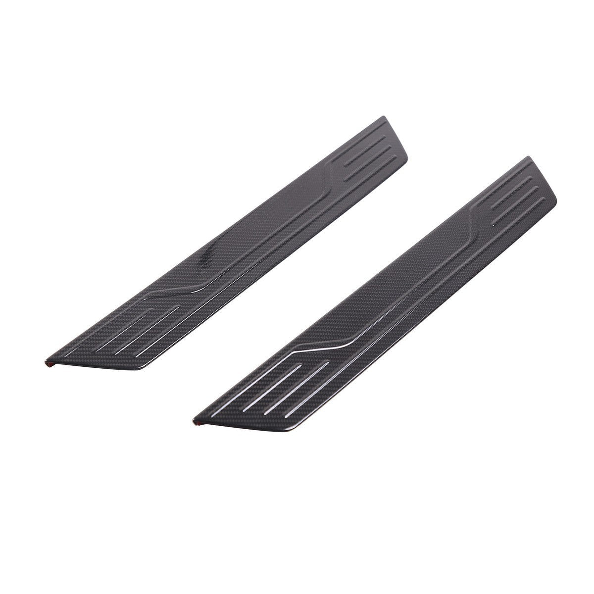 Chevrolet Corvette C8 Carbon Fiber Dashboard Door Sill Covers