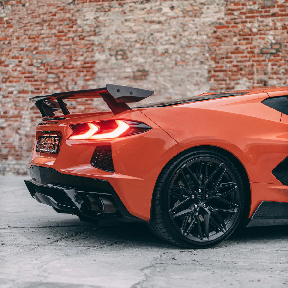 Chevrolet Corvette C8 Carbon Fiber High Wing Spoiler
