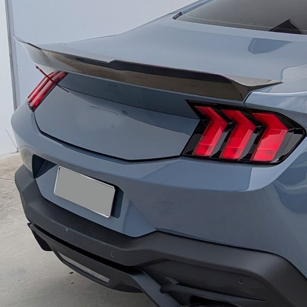 CARBON FIBER INTEGRATED REAR SPOILER - FORD MUSTANG DARK HORSE (2024+)