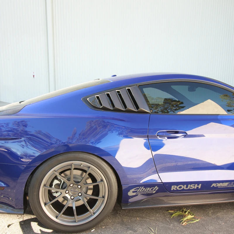 AAD CARBON FIBER QUARTER WINDOW LOUVERS - FORD MUSTANG (2015–2023)