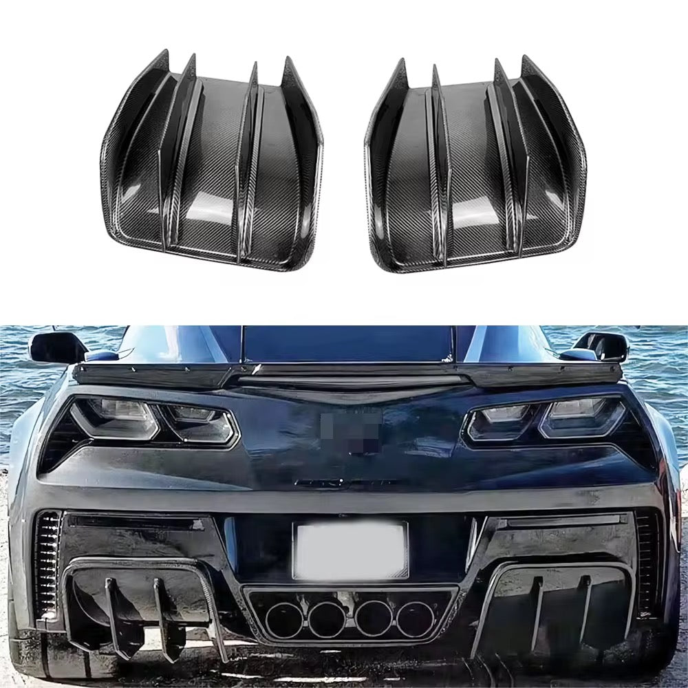 PERFORMANCE TRACK CARBON FIBER REAR BUMPER DIFFUSER - CHEVROLET CORVETTE C7 (2014–2019)