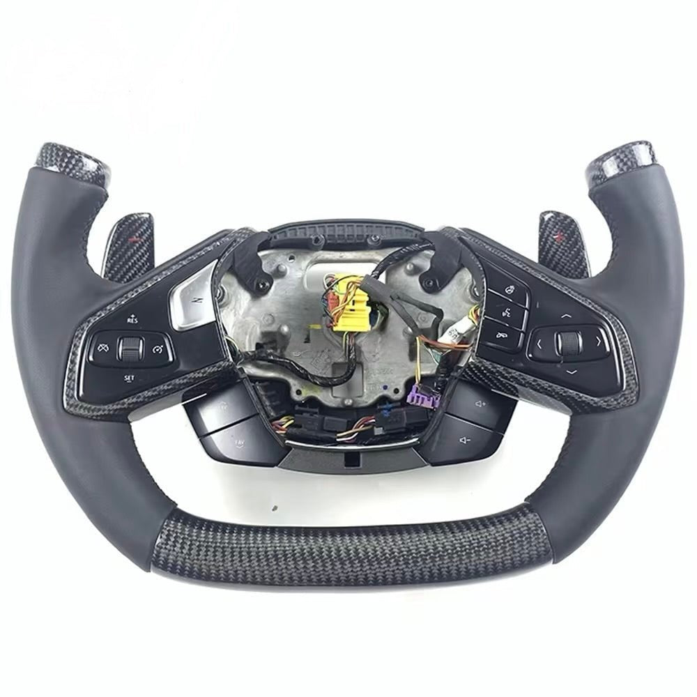 Chevrolet Corvette C8 Z06 / E-Ray F1 Style Carbon Fiber Steering Wheel