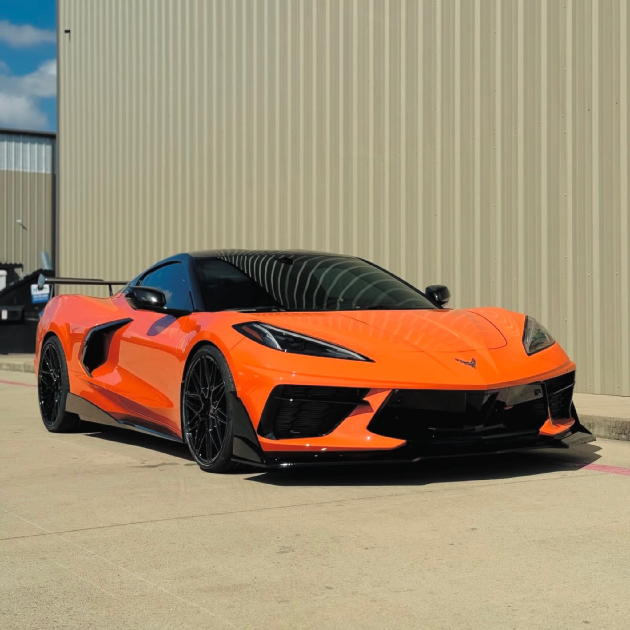 2020–2025 Chevrolet Corvette C8 AAD Gloss Black Full Body Kit