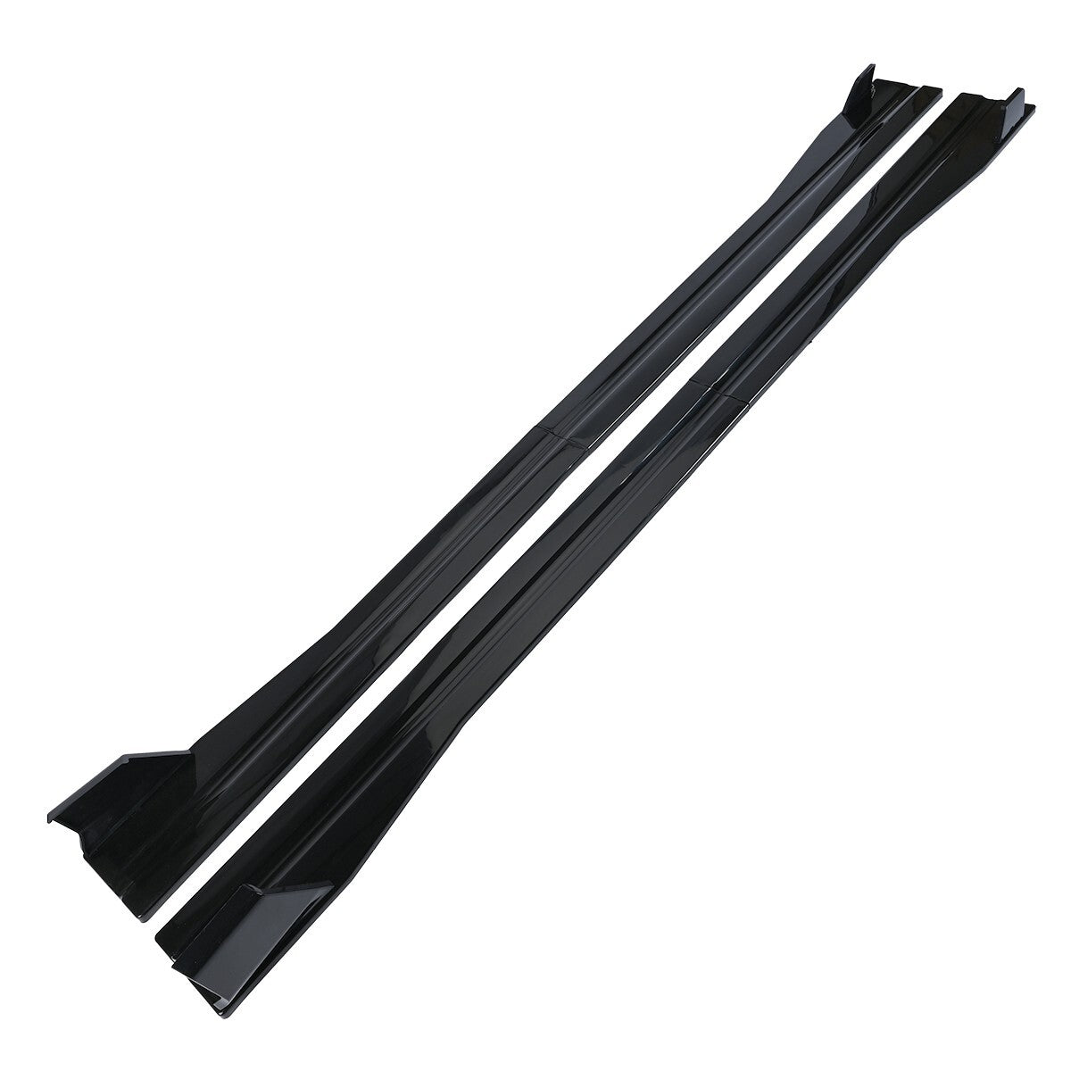 GT350 Style Gloss Black Side Skirts – Ford Mustang (2010–2014)