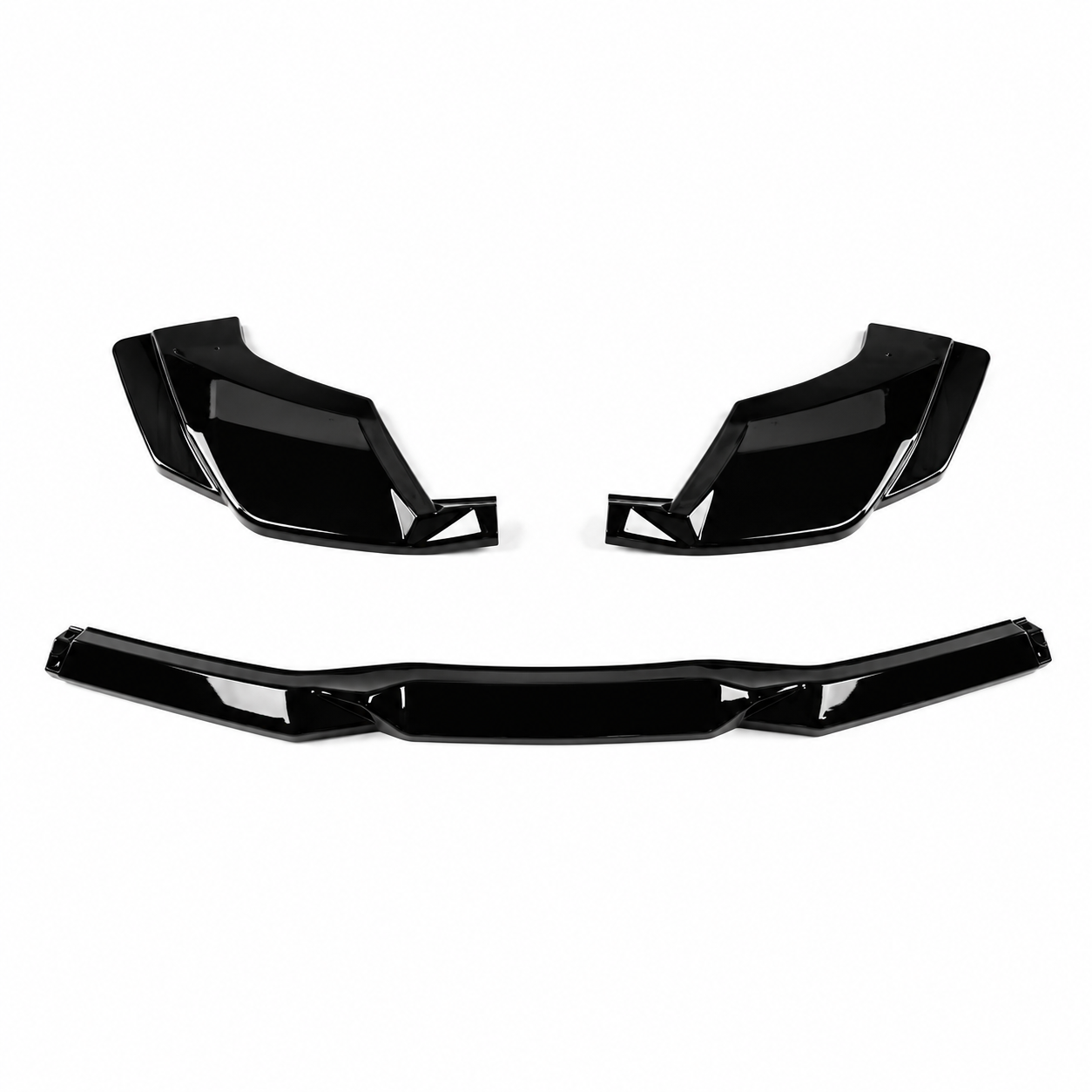 Chevrolet Corvette C8 Gloss Black Rear Bumper Add-On