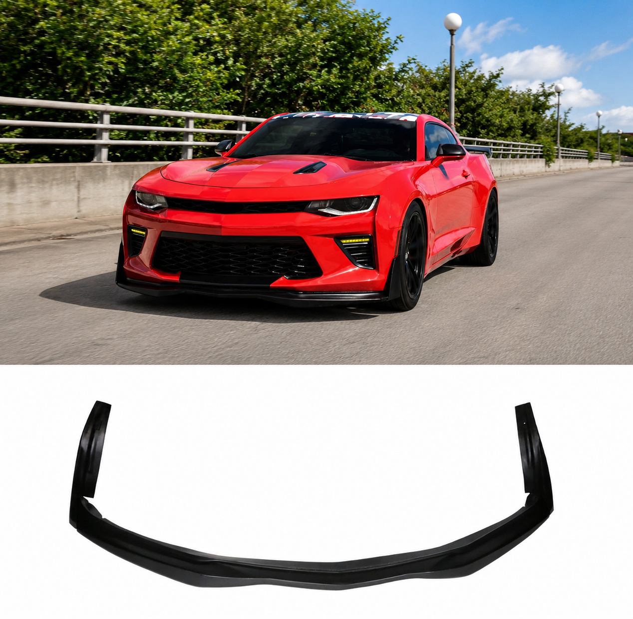 AAD V5 STYLE 3PCS FRONT BUMPER LIP - CHEVROLET CAMARO SS (2016–2018)