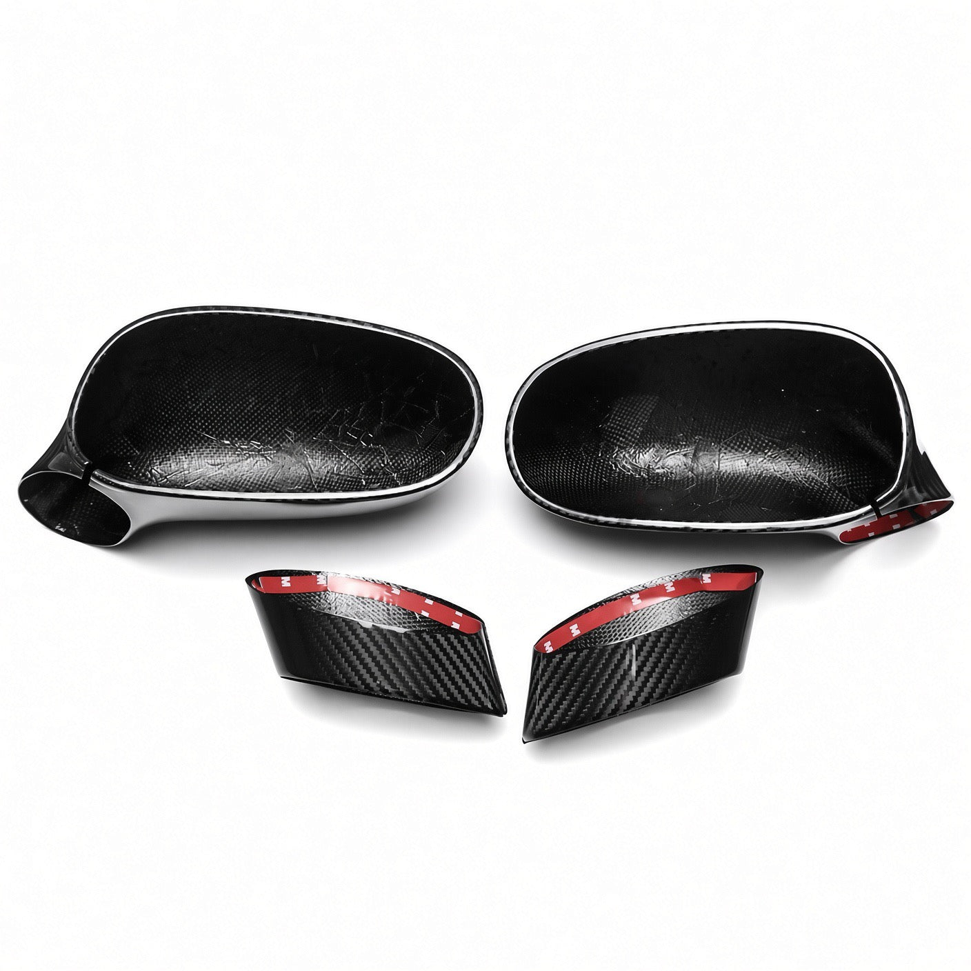 REAL CARBON FIBER SIDE MIRROR CAP COVERS - CORVETTE C6 (2005–2013)