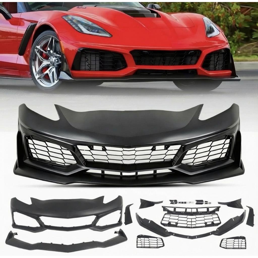 AAD ZR1 TRACK PACKAGE FRONT BUMPER CONVERSION FULL KIT - CHEVROLET CORVETTE C7 (2014–2019)