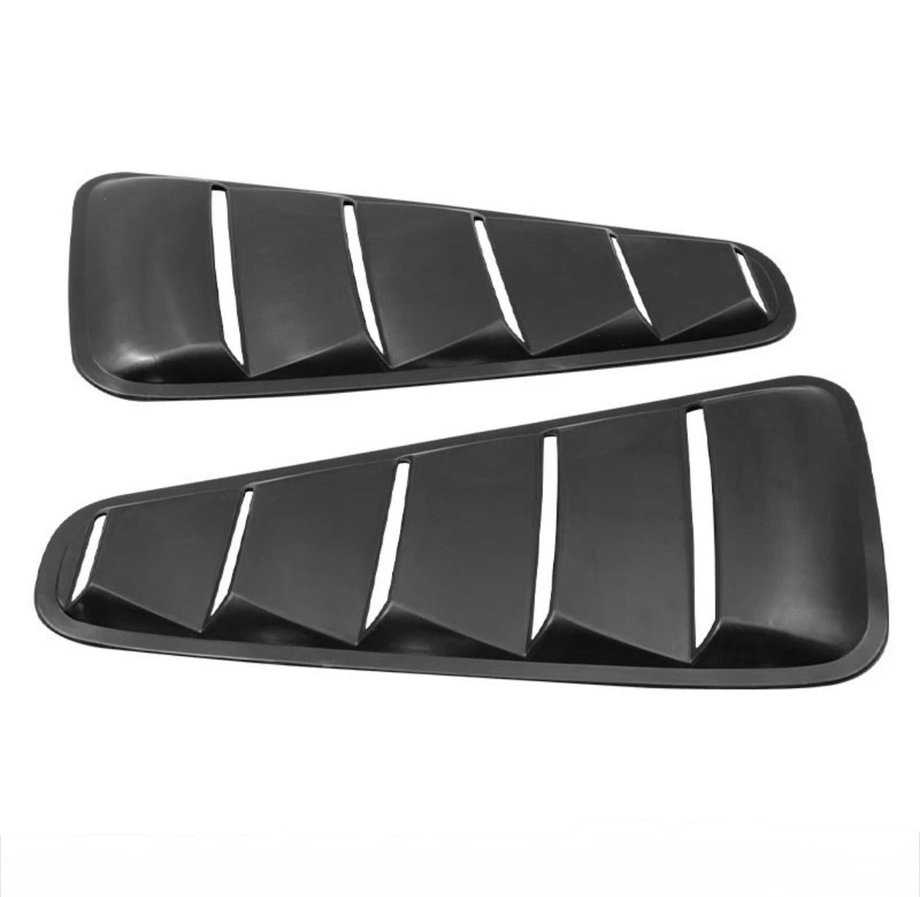 SIDE QUARTER WINDOW LOUVER SUN SHADE COVERS (PAIR) - FORD MUSTANG (2010–2014)