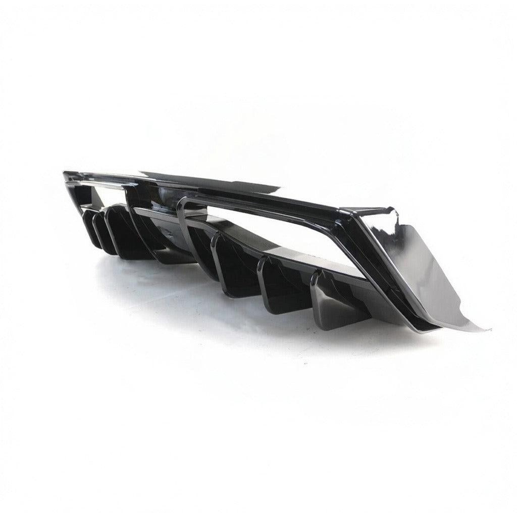 Chevrolet Corvette C8 Gloss Black Rear Bumper Add-On