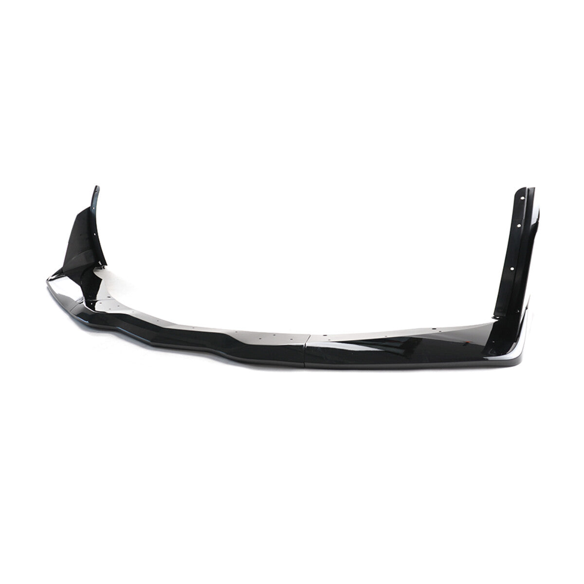 ZR1 STYLE GLOSS BLACK FRONT BUMPER LIP SPLITTER - CHEVROLET CORVETTE C7 STINGRAY (2014–2019)