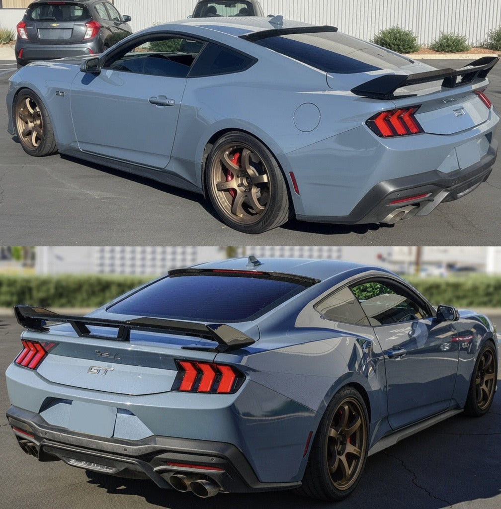 REAL CARBON FIBER ROOF SPOILER - FORD MUSTANG COUPE (2024+)