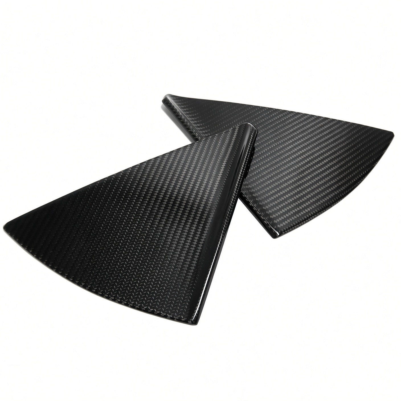 Chevrolet Corvette C8 Coupe Carbon Fiber B-Pillar Trim Overlays