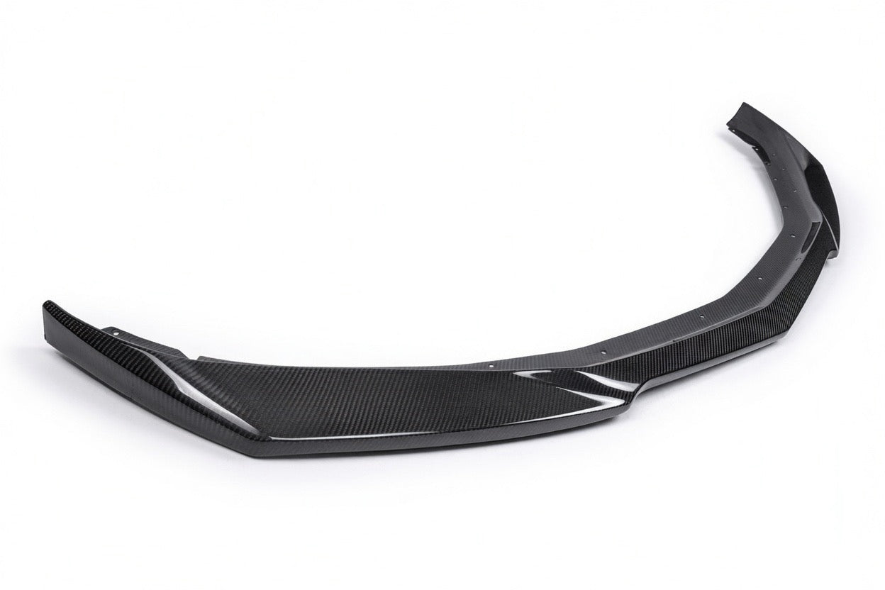 ZL1 STYLE CARBON FIBER FRONT BUMPER LIP SPLITTER - CHEVROLET CAMARO LT / LS / RS / SS (2019–PRESENT)
