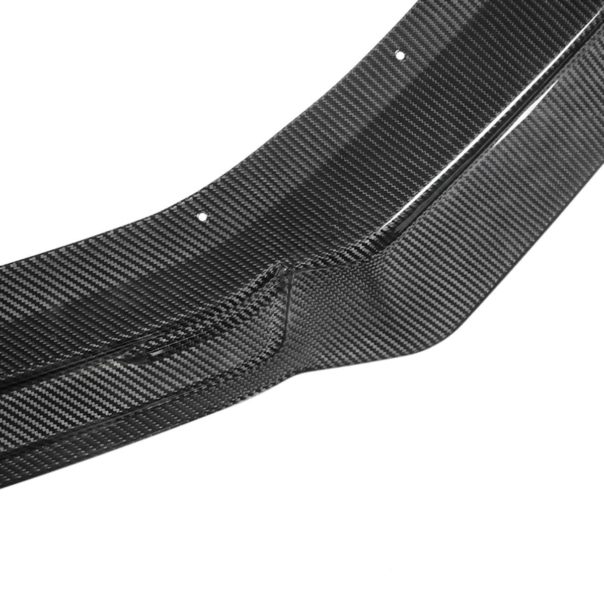 VIS RACING REAL CARBON FIBER FRONT LIP SPLITTER EXTENSION - FORD MUSTANG GT / ECOBOOST (2024+)