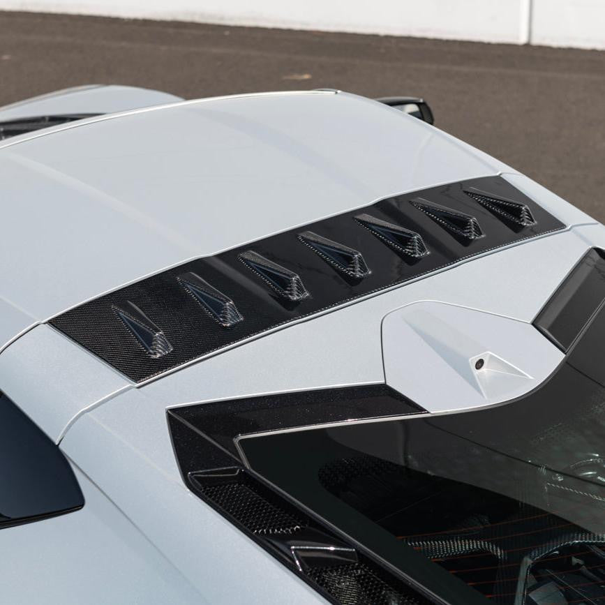 2020–2026 Chevrolet Corvette C8 AAD Black Rear Roof Spoiler