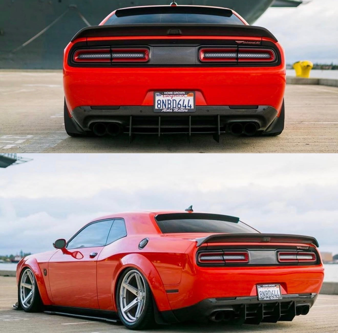 Hellcat Style Rear Trunk Spoiler – Dodge Challenger (2008–2023)
