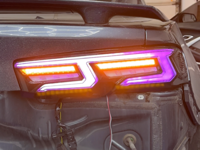 Next-Gen RGB Flow Smoked Sequential LED Tail Lights – Chevrolet Camaro 2019-2024