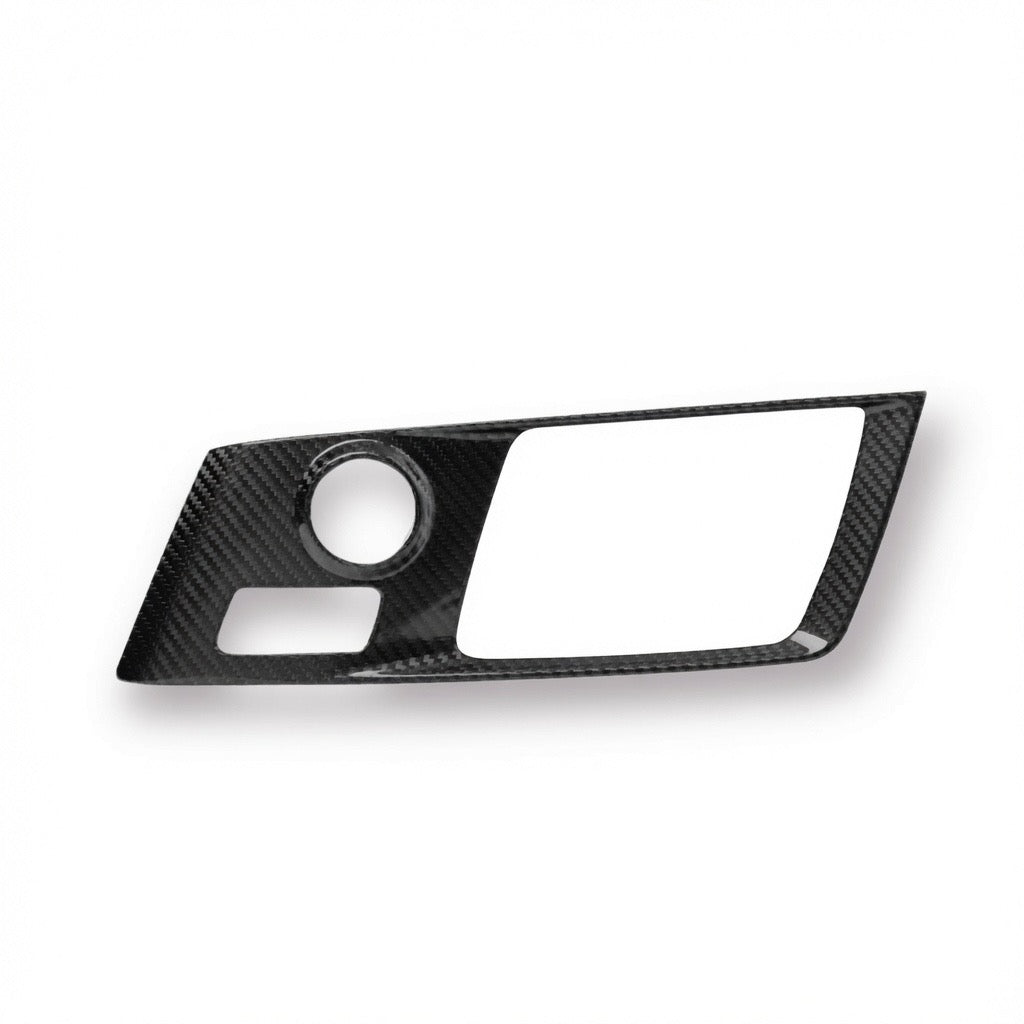 CARBON FIBER CENTRAL GEAR SHIFT PANEL TRIM COVER - CHEVROLET CORVETTE C7 (2014–2019)