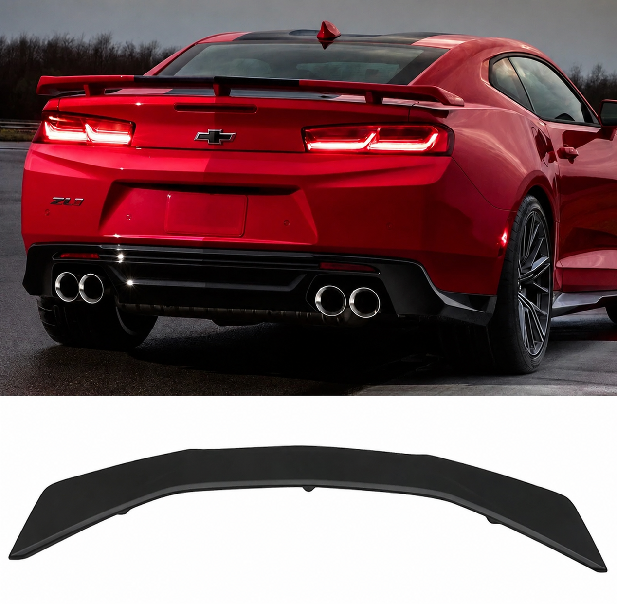 ZL1 STYLE REAR TRUNK SPOILER - CHEVROLET CAMARO (2016–2024)