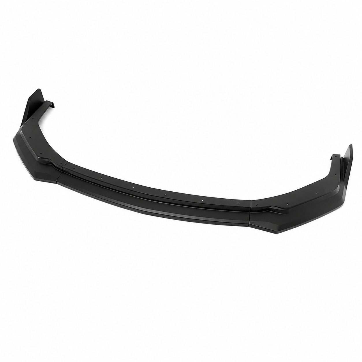 3PCS MATTE BLACK FRONT BUMPER LOWER LIP SPLITTER - FORD MUSTANG (2024–2026)