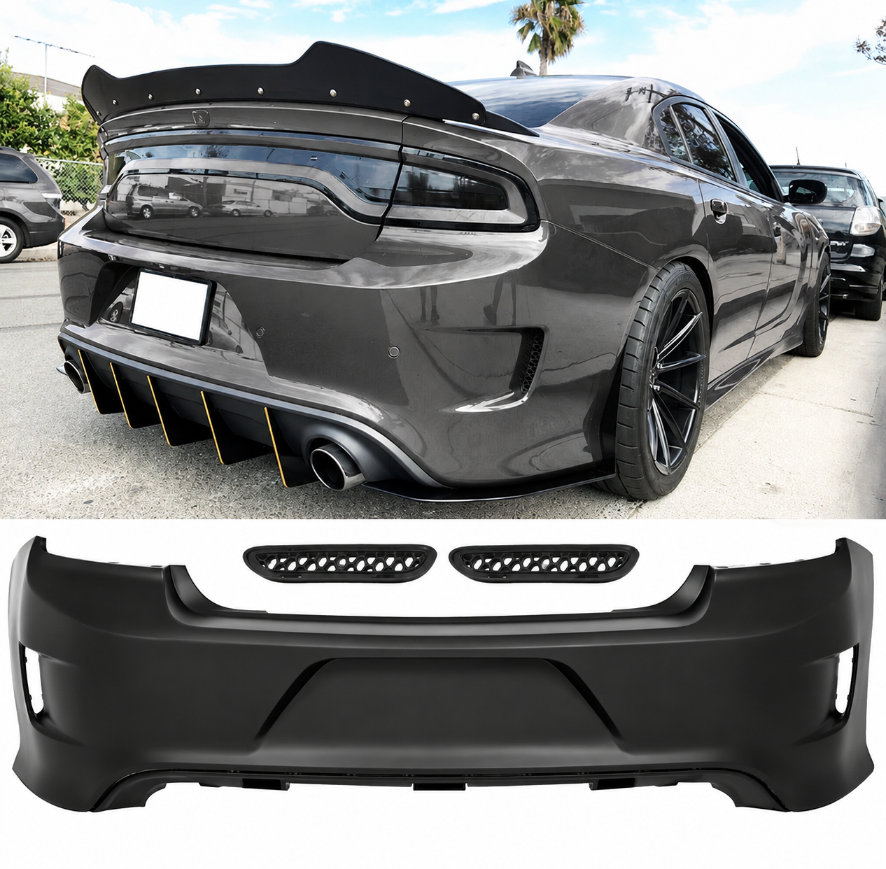 REAR BUMPER - DODGE CHARGER (2015–2023)