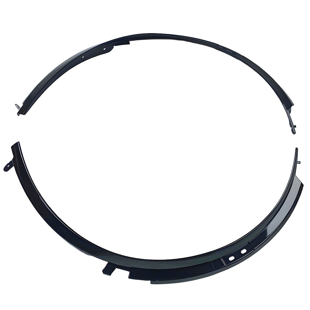 GLOSS BLACK FRONT WHEEL FENDER FLARES KIT – CORVETTE C7 2014–2019