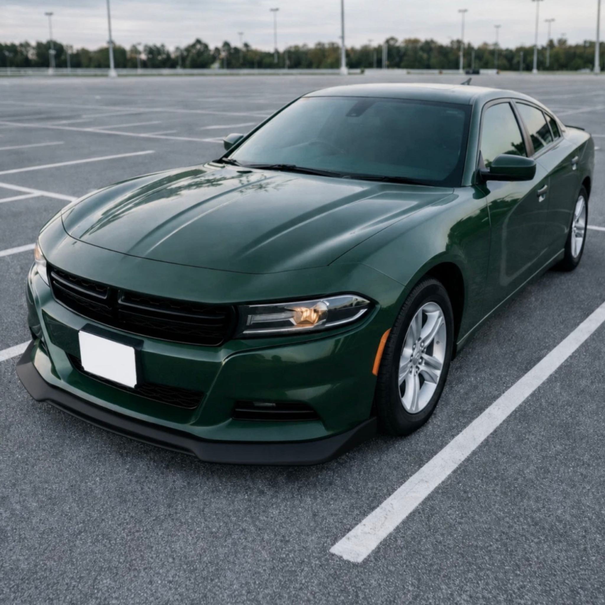 MAXTON DESIGN 3PCS FRONT LIP SPLITTER - DODGE CHARGER SE / SXT / RT (2015–2023)