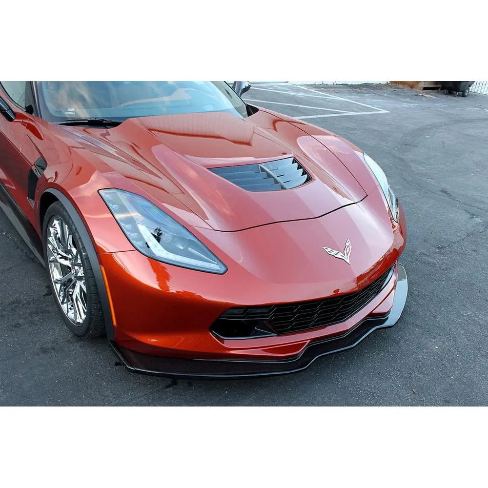 APR STYLE CARBON FIBER FRONT AIR DAM LIP - CHEVROLET CORVETTE C7 (2014–2019) / C7 Z06 (2015–2019)