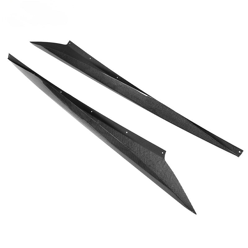 Chevrolet Corvette C8 - ZR1 Style Carbon Fiber Side Skirts