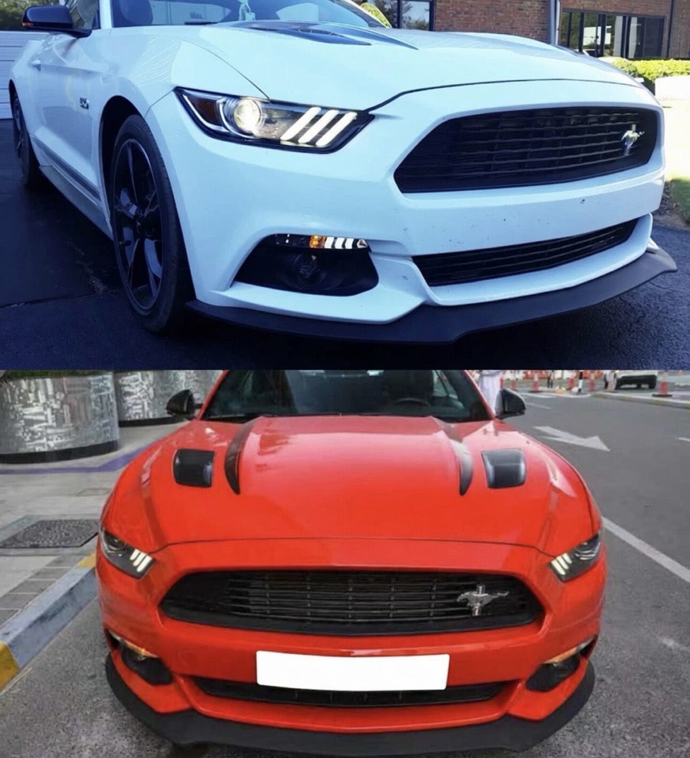 RACEFORM FRONT BUMPER UPPER & LOWER GRILLE SET - FORD MUSTANG (2015–2017)