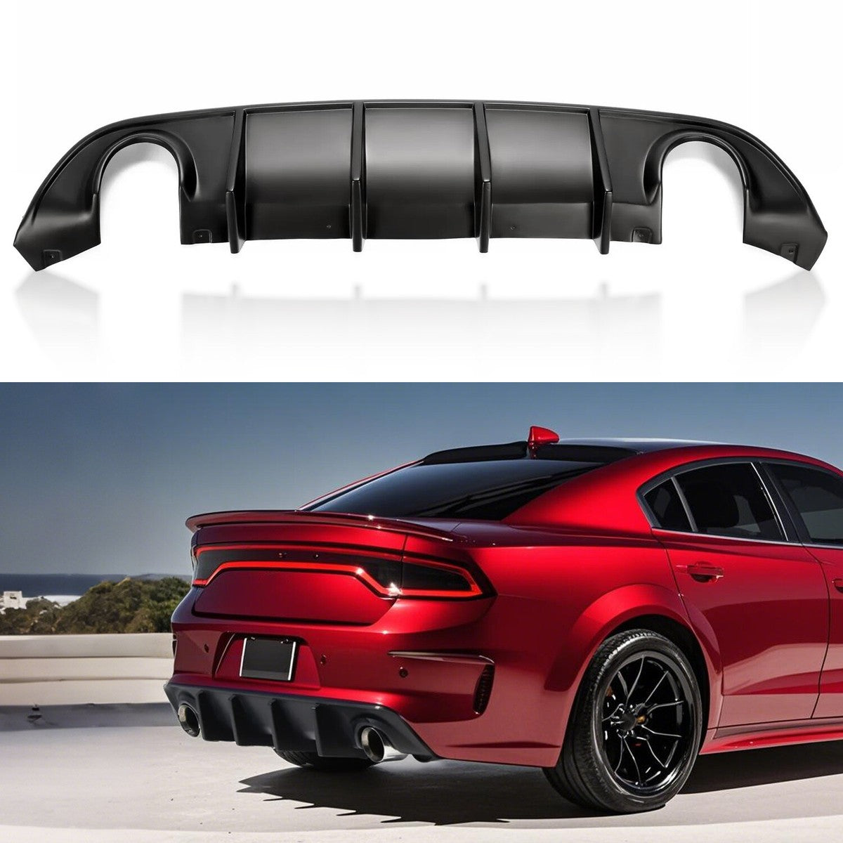 AAD SRT GT Rear Diffuser – Dodge Charger (2015–2023)