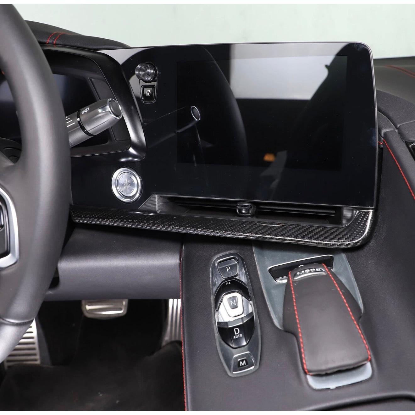 Chevrolet Corvette C8 Carbon Fiber Dash Overlay