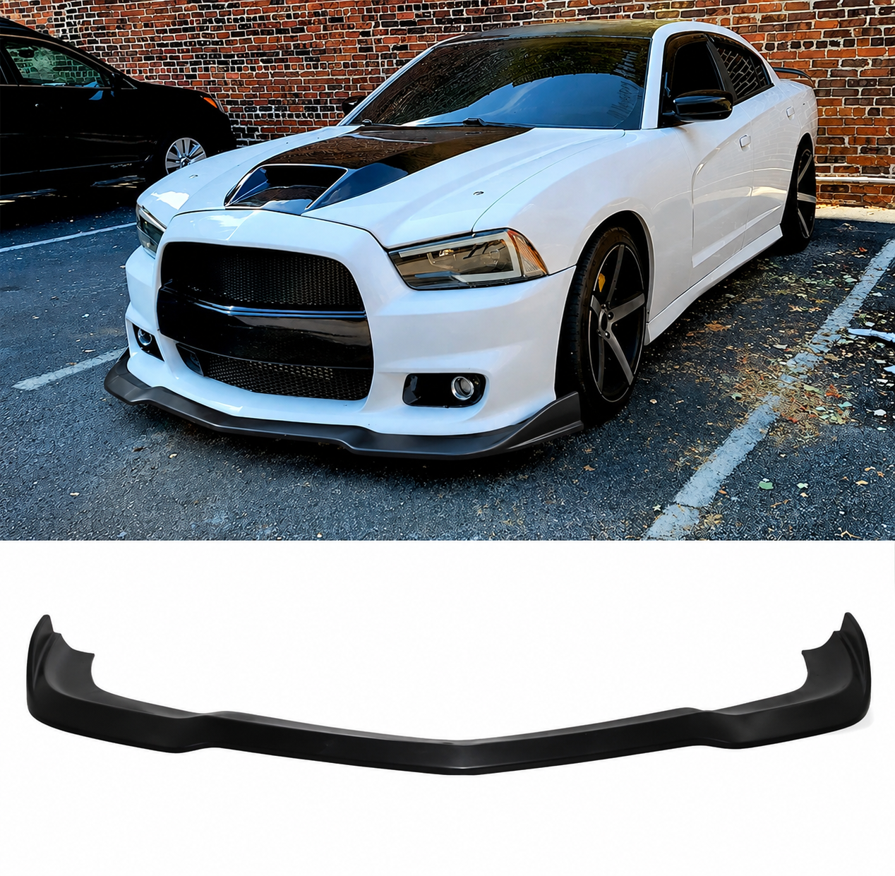 SPEEDFORM STYLE FRONT BUMPER LIP SPOILER - DODGE CHARGER SRT (2012–2014)