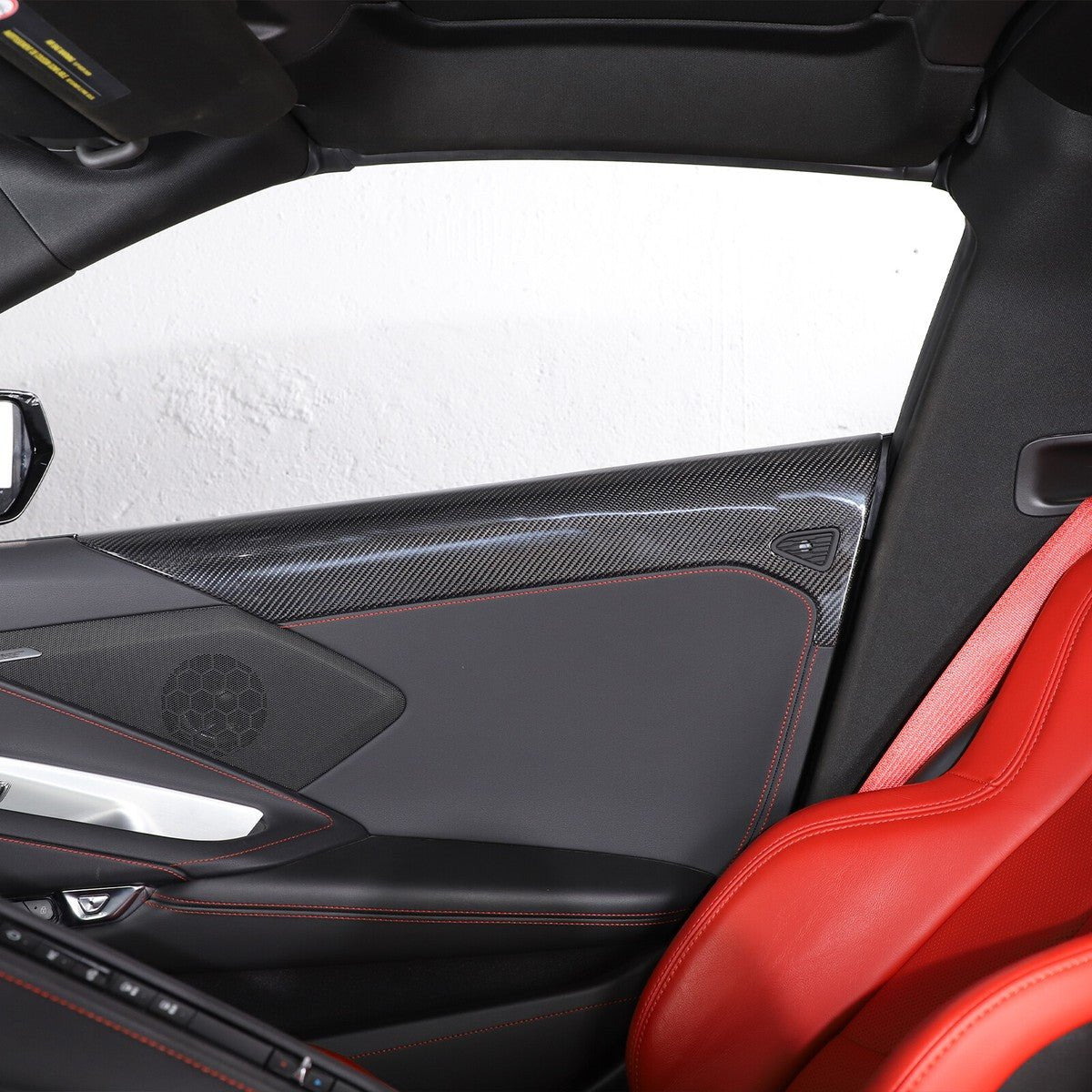 Chevrolet Corvette C8 Carbon Fiber Inner Door Upper Panels