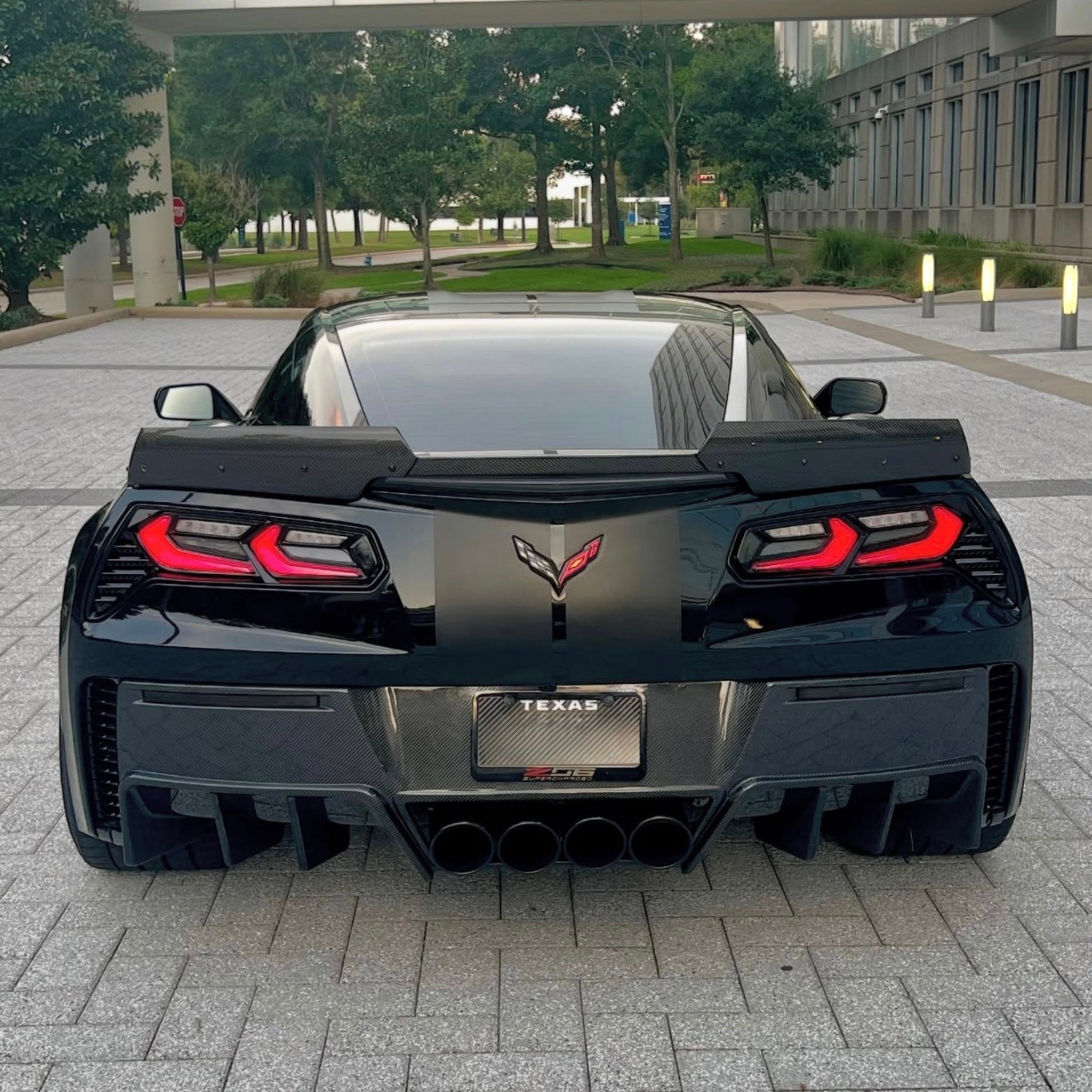 AAD STYLE CARBON FIBER REAR DIFFUSER - CHEVROLET CORVETTE C7 (2014–2019)