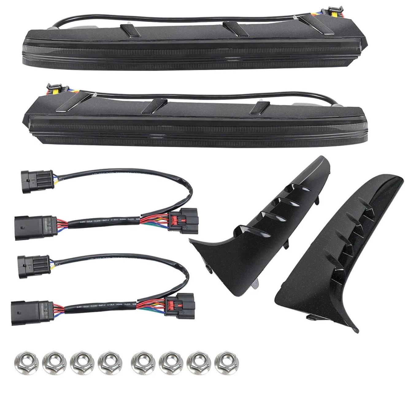 Chevrolet Corvette C8 Front Bumper LED DRL Lights