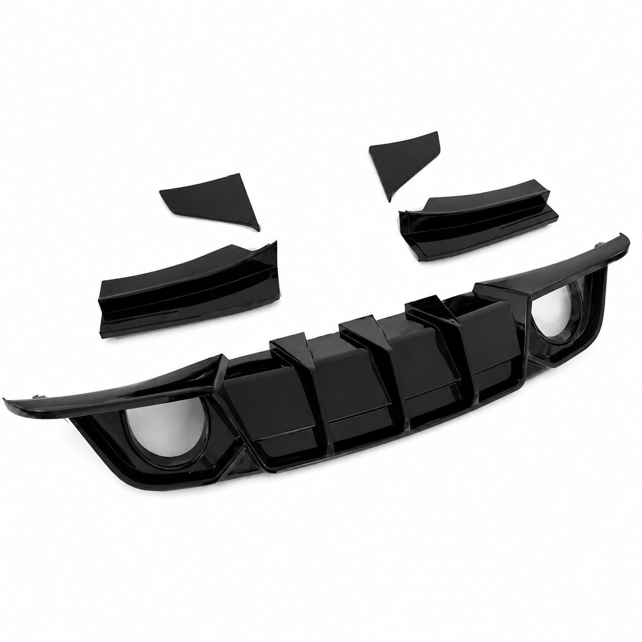 AAD STYLE MATTE BLACK REAR BUMPER DIFFUSER - DODGE CHARGER (2015–2023)