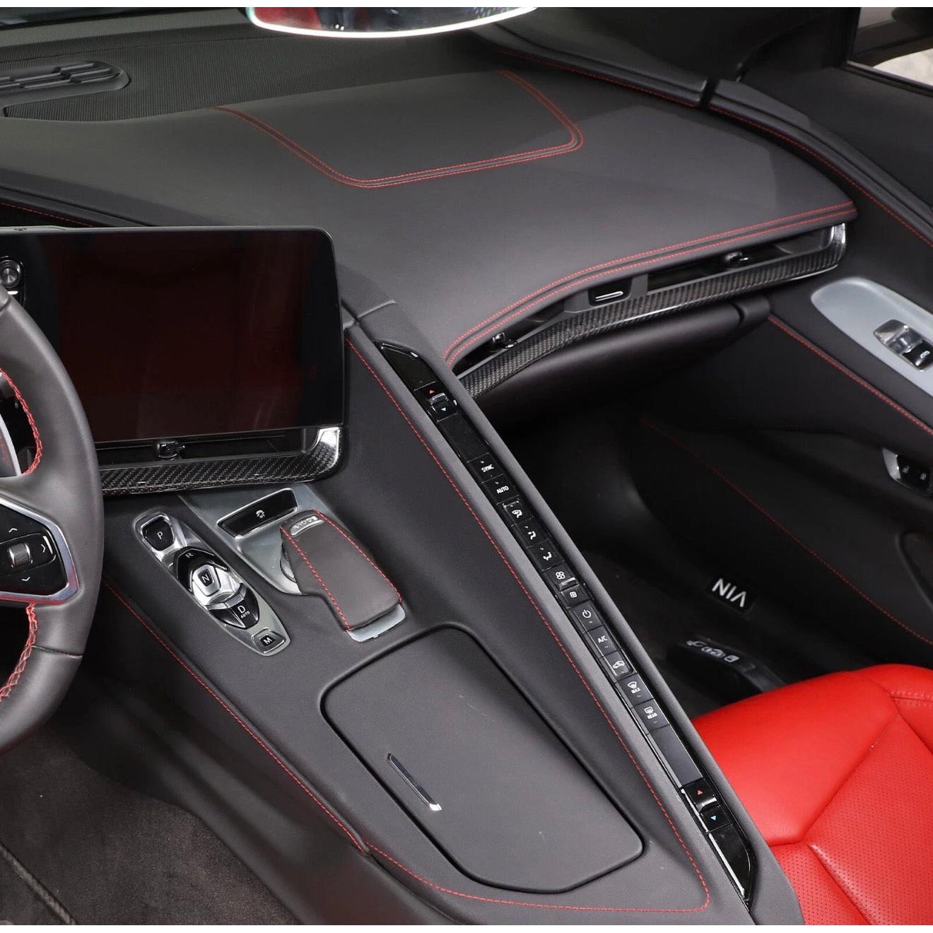 Chevrolet Corvette C8 Carbon Fiber Dash Overlay