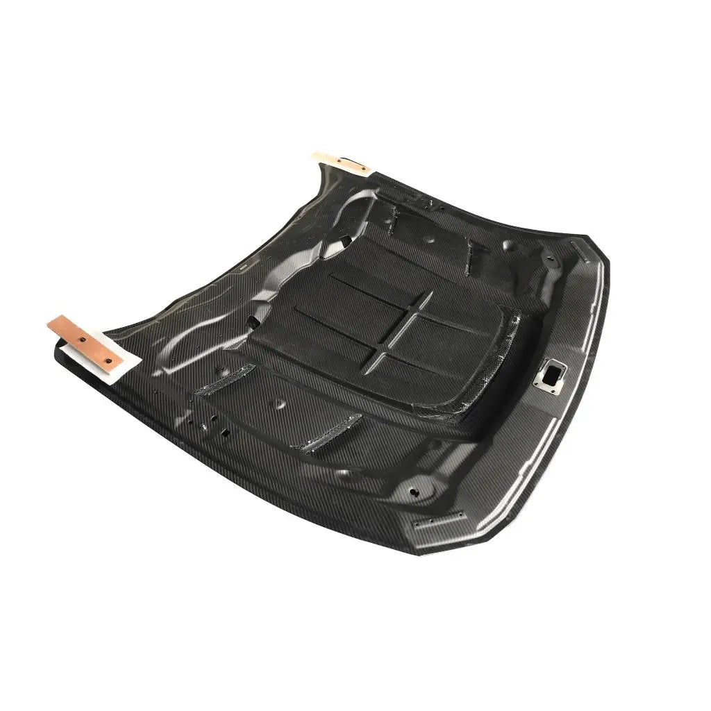 TERMINATOR STYLE CARBON FIBER HOOD - FORD MUSTANG GT (2024+)