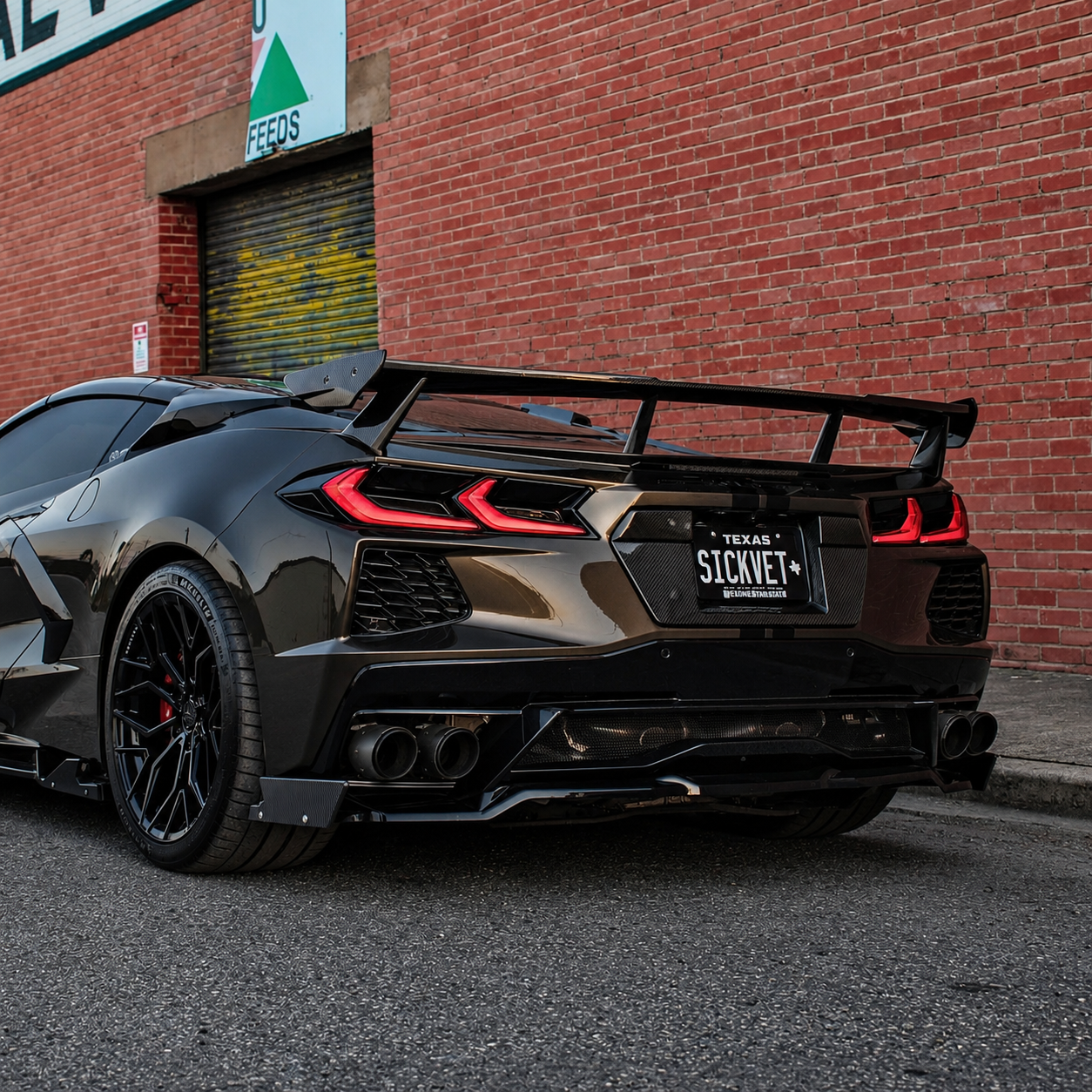 2020+ Chevrolet Corvette C8 High Wing Spoiler