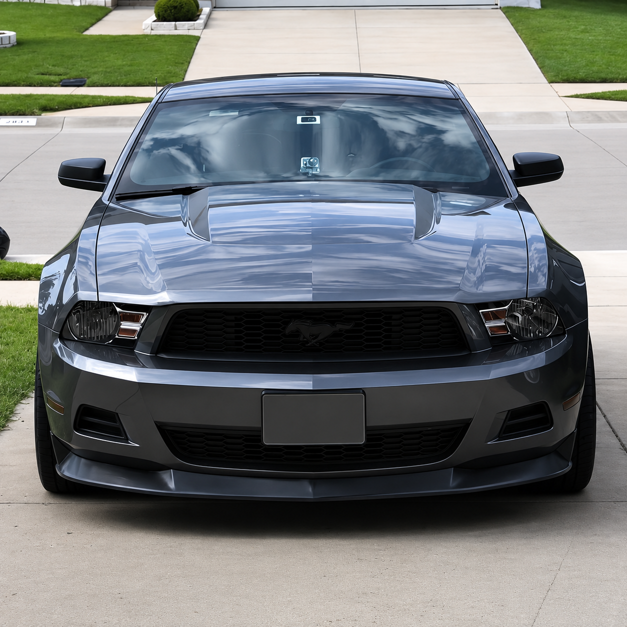APR STYLE TYPE 3 FRONT CHIN SPOILER MATTE BLACK - FORD MUSTANG GT (2010–2012)