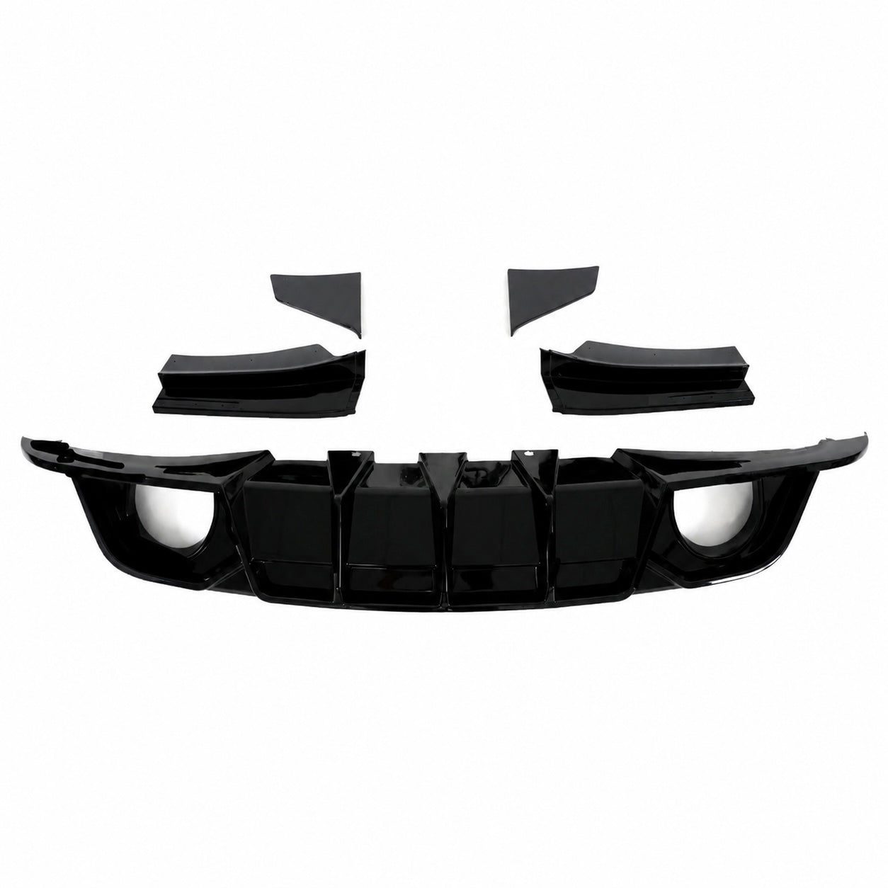 AAD STYLE MATTE BLACK REAR BUMPER DIFFUSER - DODGE CHARGER (2015–2023)