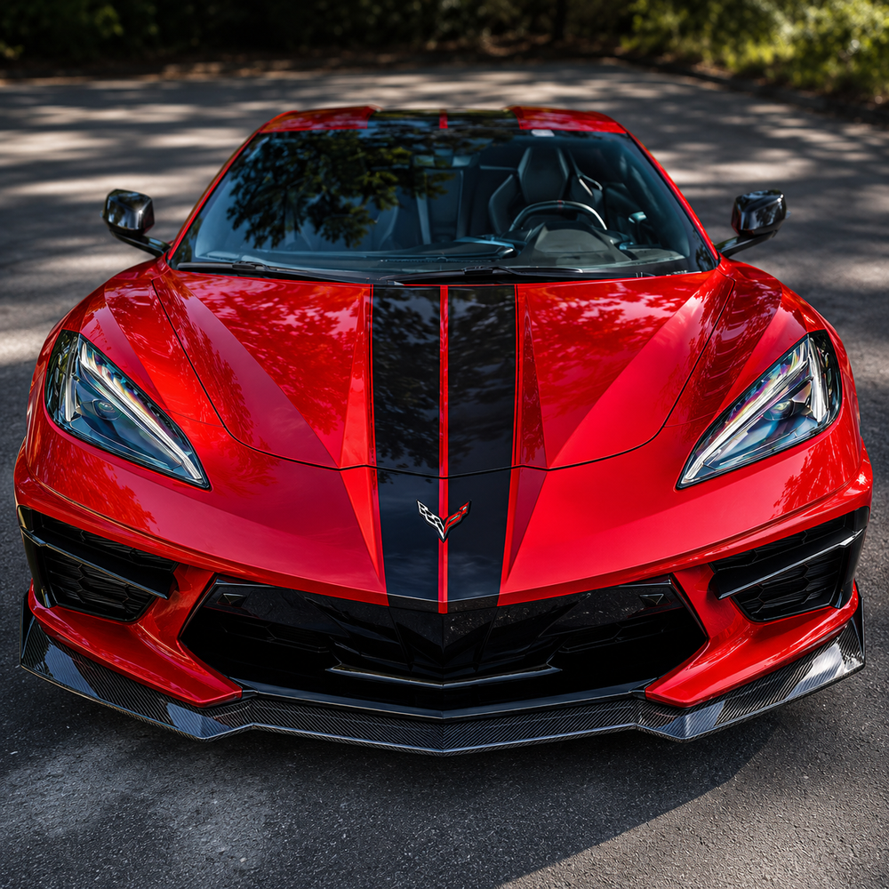 2020–2026 Chevrolet Corvette C8 5VM Package Front Splitter