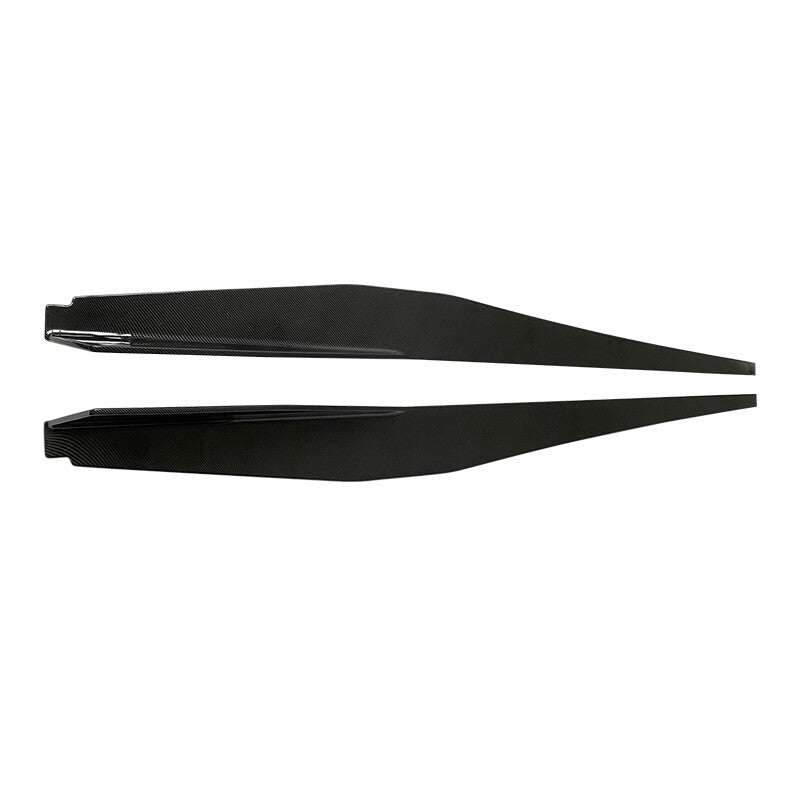 2020–2026 Chevrolet Corvette C8 5VM Style Gloss Black Side Skirts Rocker Panels