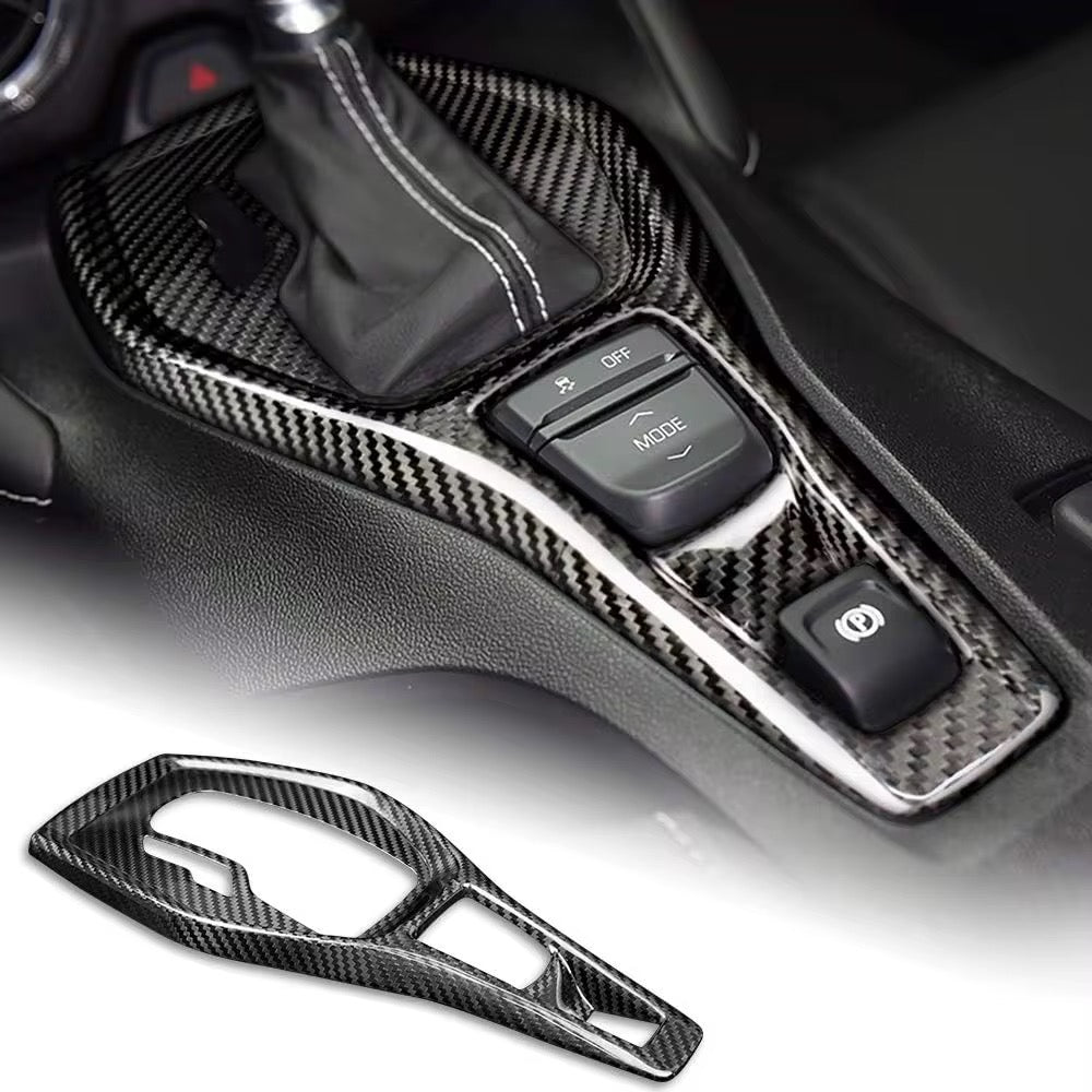 CARBON FIBER GEAR SHIFT PANEL - CHEVROLET CAMARO (2016–2018)