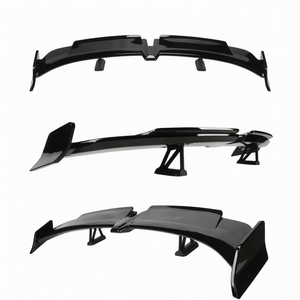GT STYLE GLOSS BLACK REAR SPOILER WING - CHEVROLET CAMARO LT / LS / RS / SS / ZL1 (2016–2024)