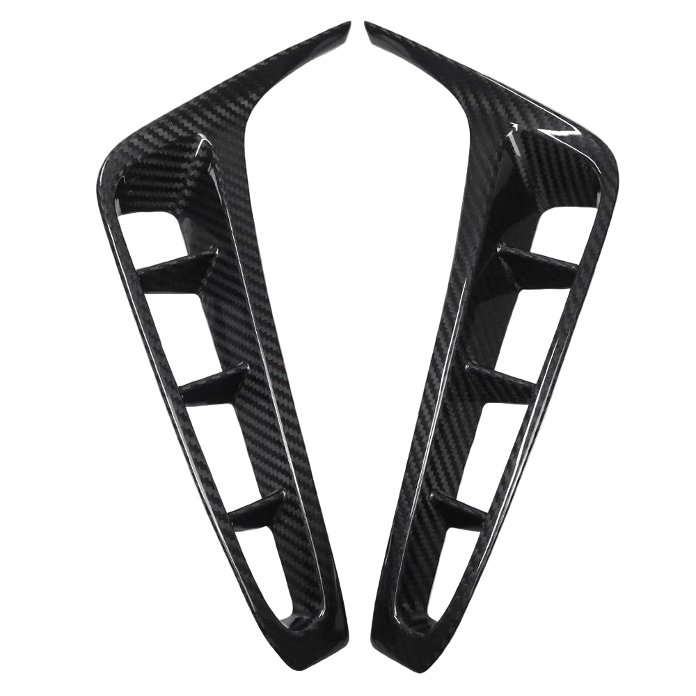 2023–2025 Chevrolet Corvette C8 Z06 / E-Ray Carbon Fiber Rear Bumper Side Vent Covers